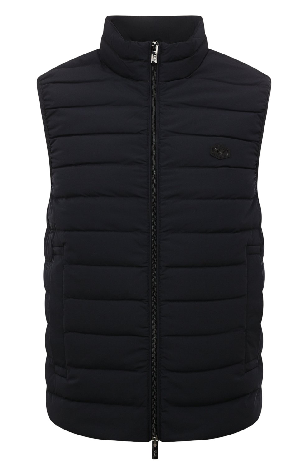 Пуховый жилет EMPORIO ARMANI синего цвета по цене 36000 руб., арт. 8N1BQ1/1NLRZ, фото 1 Пуховый жилет EMPORIO ARMANI, арт. 8N1BQ1/1NLRZ, фото 1