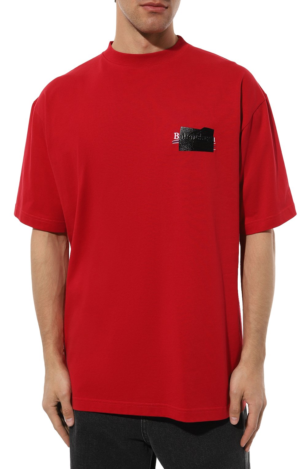 Хлопковая футболка BALENCIAGA, арт. 641675/TNVG1, фото 3