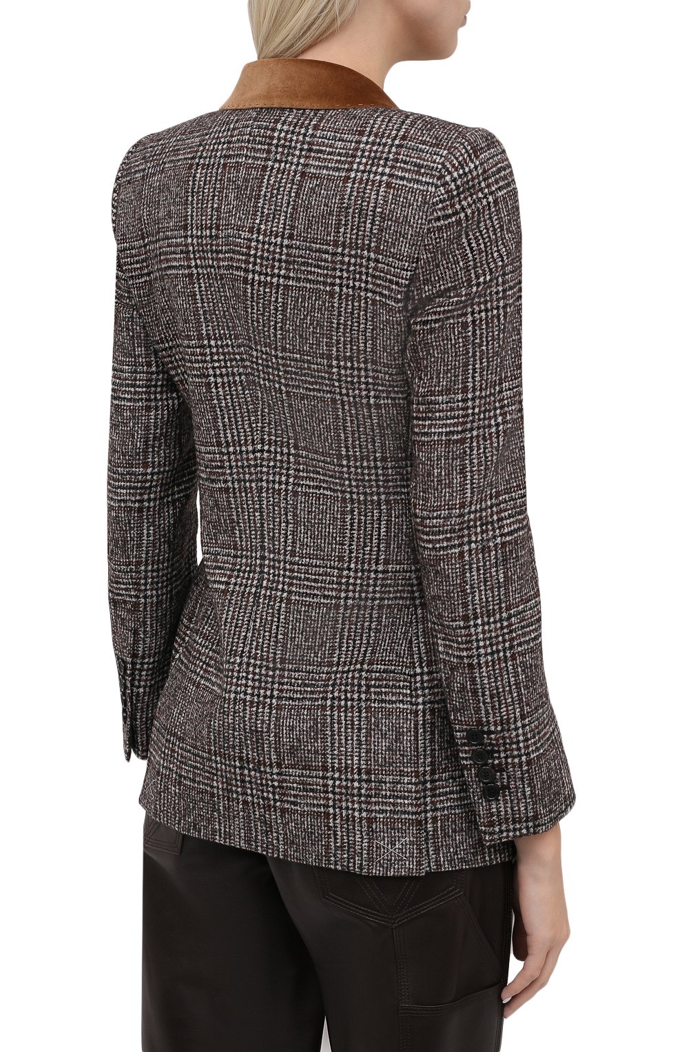 Жакет из шерсти и хлопка DOLCE & GABBANA, арт. F29GZT/FQMIB, фото 5