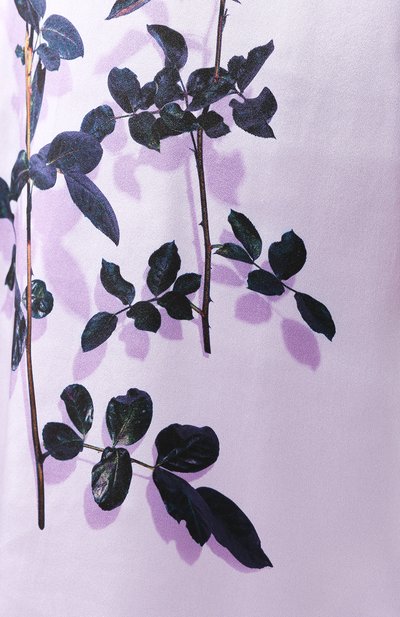 Шелковое платье DRIES VAN NOTEN фиолетового цвета по цене 76250 руб., арт. 192-11076-8407, фото 5 Шелковое платье DRIES VAN NOTEN, арт. 192-11076-8407, фото 5
