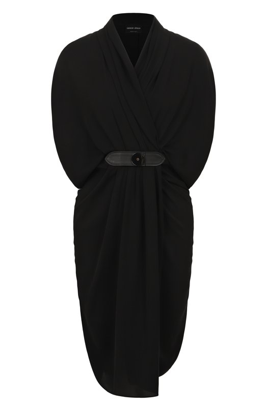 Шелковое платье Giorgio Armani GW001581/TE10814 Чёрный GW001581/TE10814