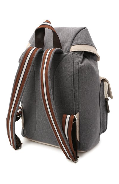 Рюкзак из хлопка и льна BRUNELLO CUCINELLI, арт. BCANYB102, фото 2