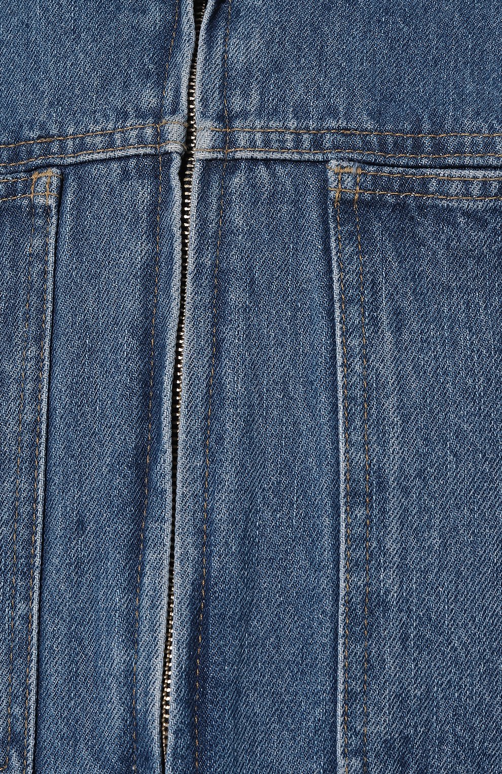 Джинсовая куртка YUZEFI голубого цвета по цене 48000 руб., арт. YUZPF23-RW-JK02-15, фото 5 Джинсовая куртка YUZEFI, арт. YUZPF23-RW-JK02-15, фото 5