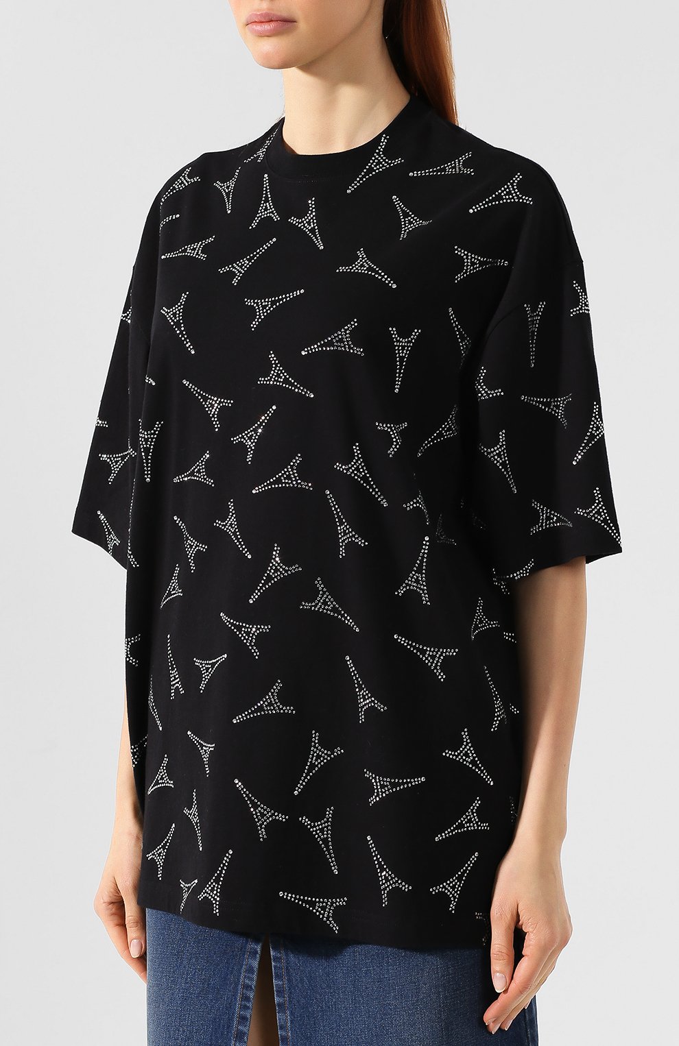 Хлопковая футболка BALENCIAGA, арт. 571205/TEV35, фото 3