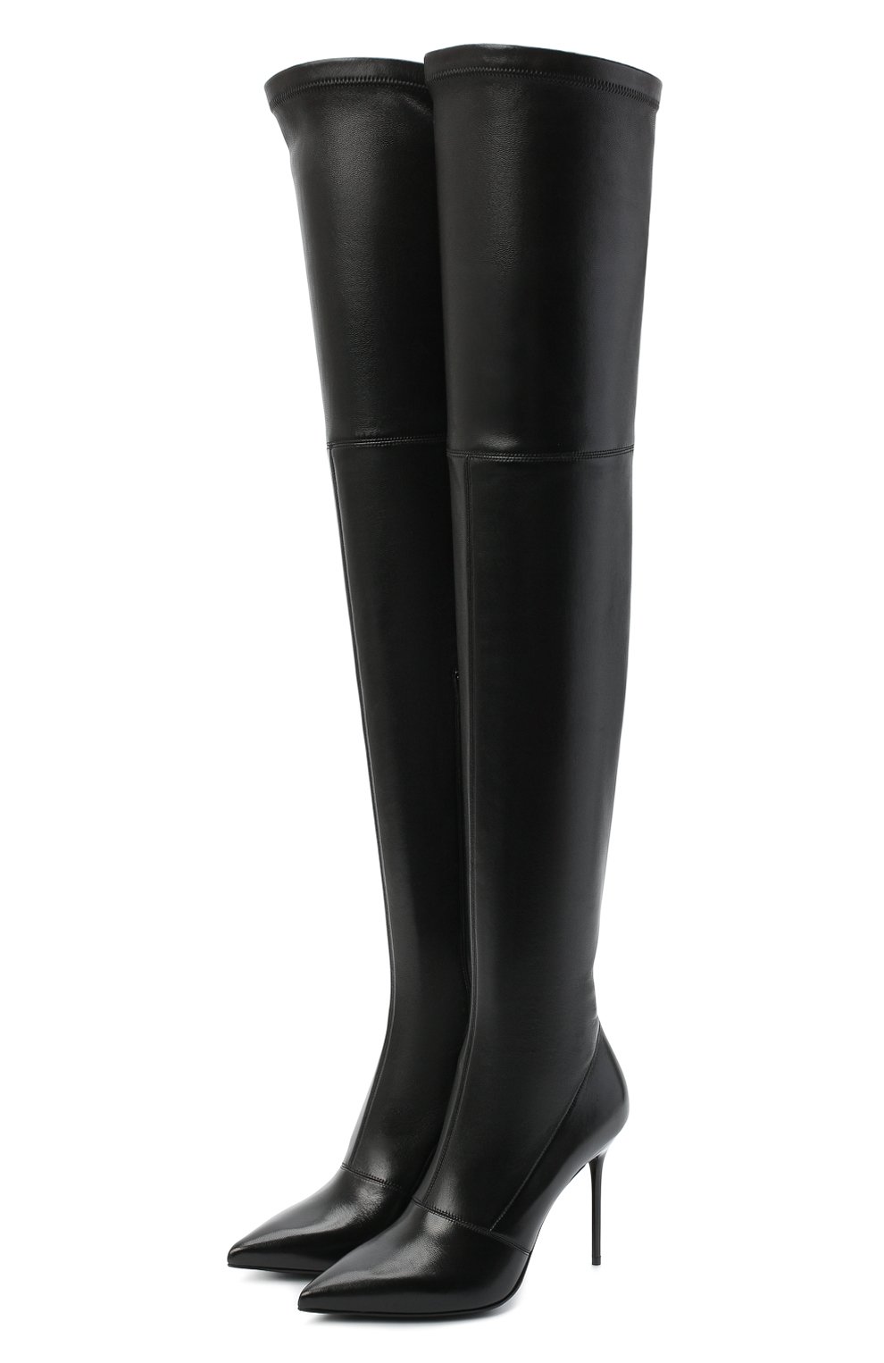 Кожаные ботфорты otk BALMAIN, арт. UN1C511/LNSA, фото 1