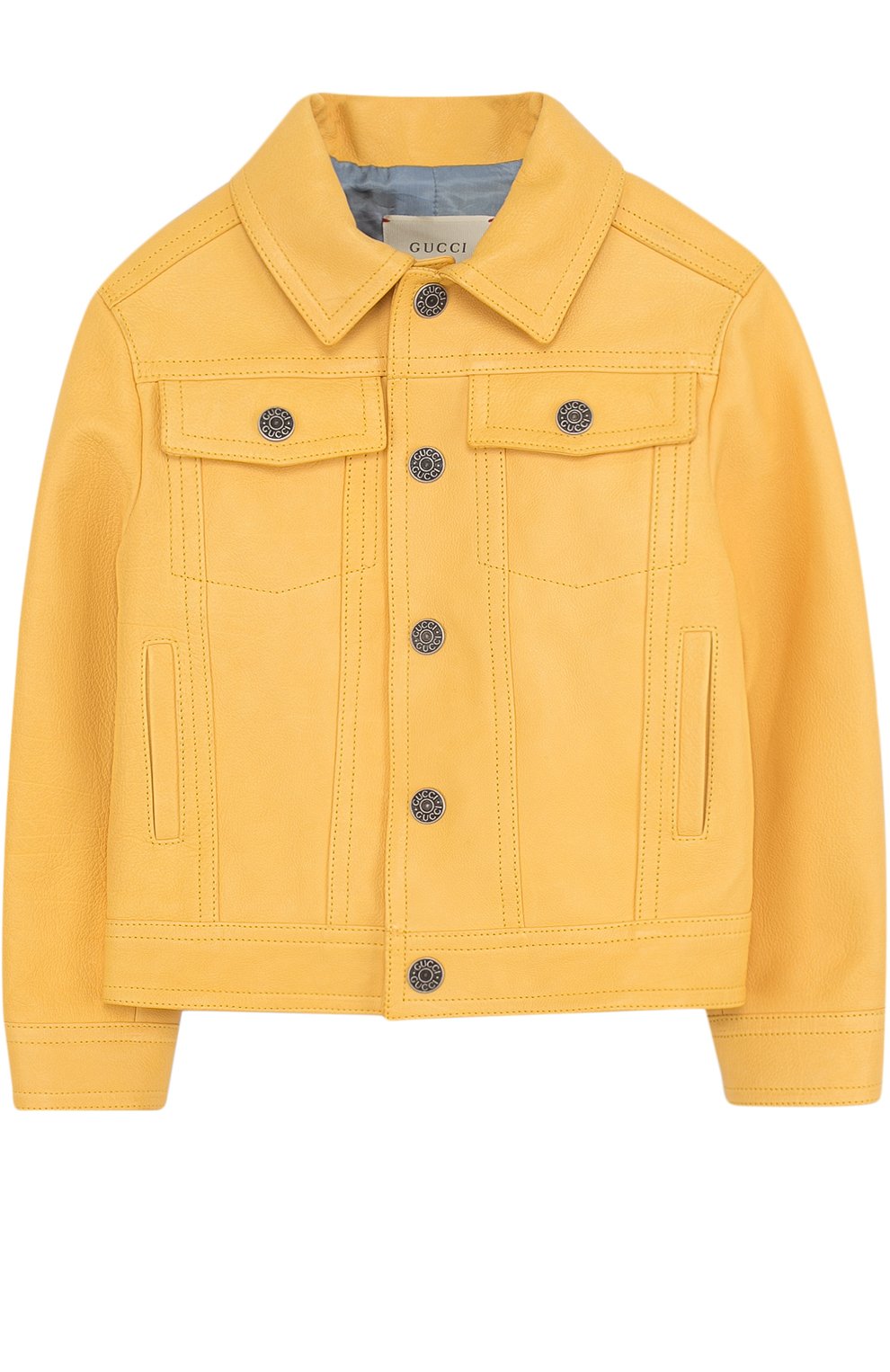 Кожаная куртка с принтом GUCCI, арт. 502057/XG588, фото 1