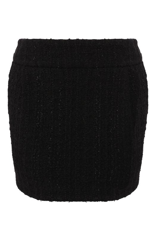

Юбка из смеси шерсти и вискозы Alexandre Vauthier, Чёрный