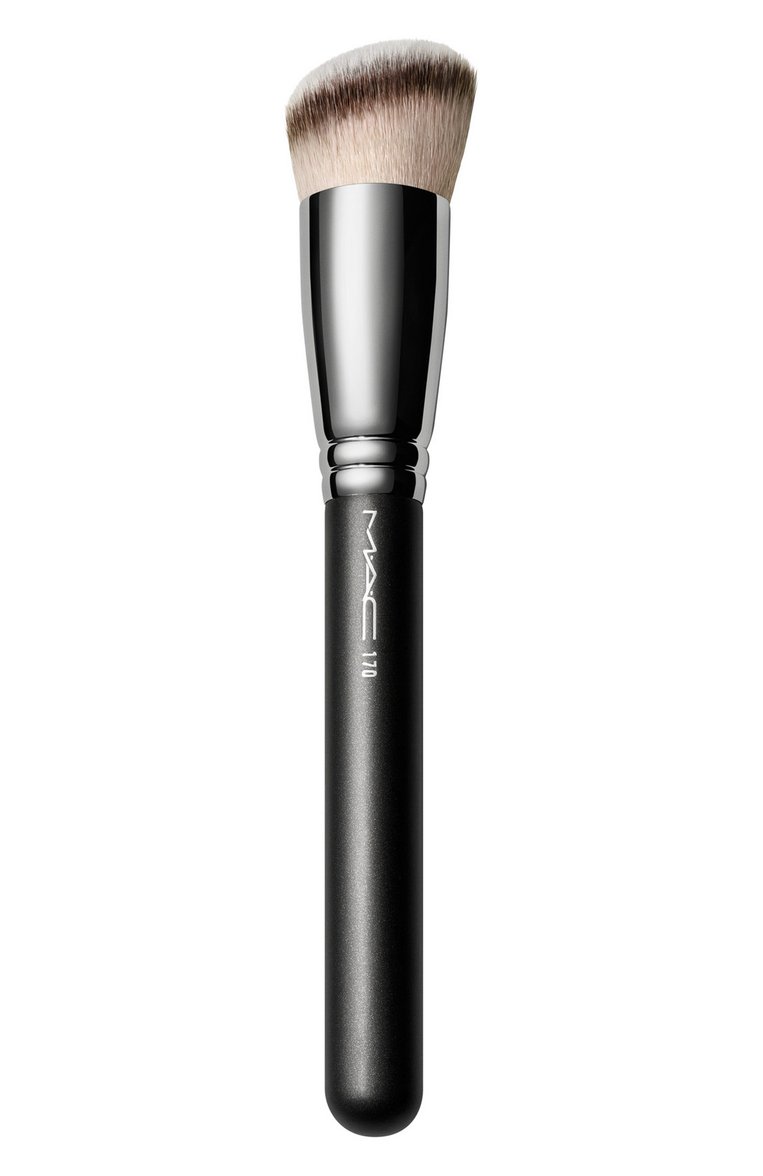 Косметическая кисть synthetic rounded slant brush №170 MAC бесцветного цвета, арт. S2TL-01 | Фото 1 (Нос: Не проставлено; Региональные ограничения белый список (Axapta Mercury): Не проставлено)