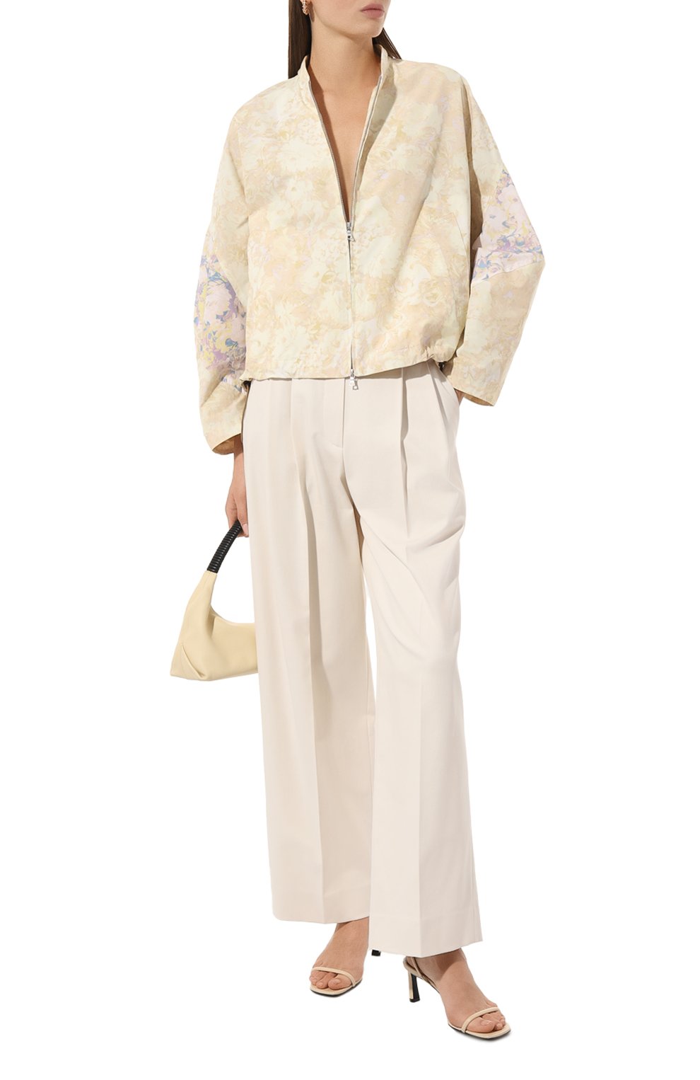 Бомбер DRIES VAN NOTEN кремового цвета по цене 104500 руб., арт. 231-010507-6044, фото 2 Бомбер DRIES VAN NOTEN, арт. 231-010507-6044, фото 2