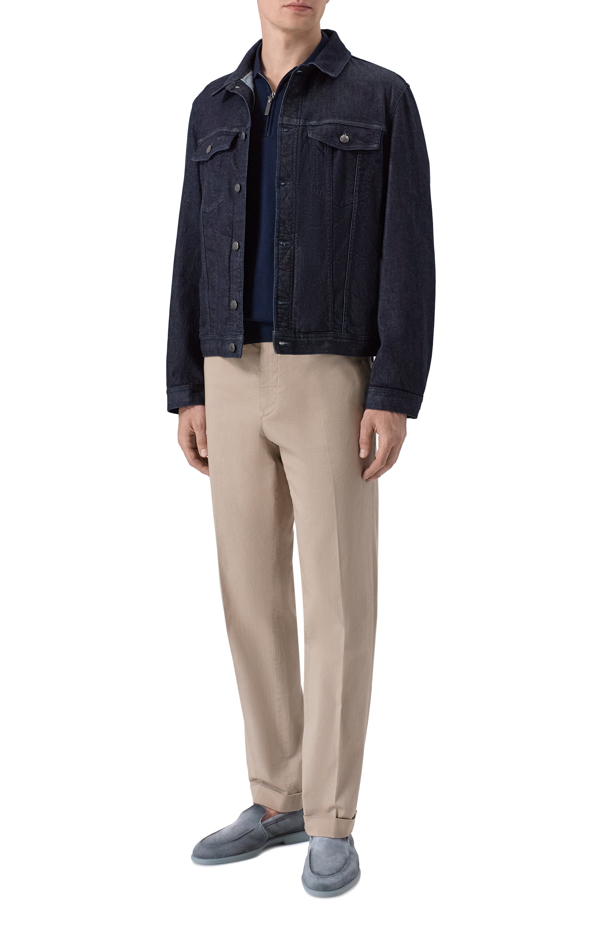 Замшевые лоферы malibu SANTONI, арт. MGAG18829FIASEAA, фото 2