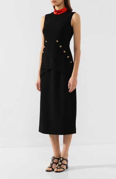 Шерстяное платье GIVENCHY черного цвета по цене 164500 руб., арт. BW20SG10EG, фото 3 Шерстяное платье GIVENCHY, арт. BW20SG10EG, фото 3