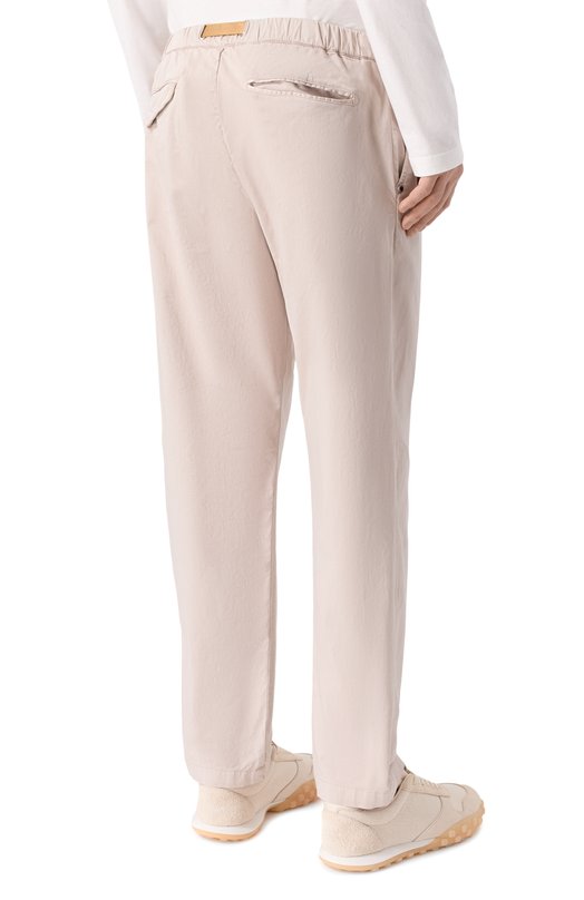 Хлопковые брюки White Sand 26SU66/182 Бежевый  26SU66/182 Фото 4