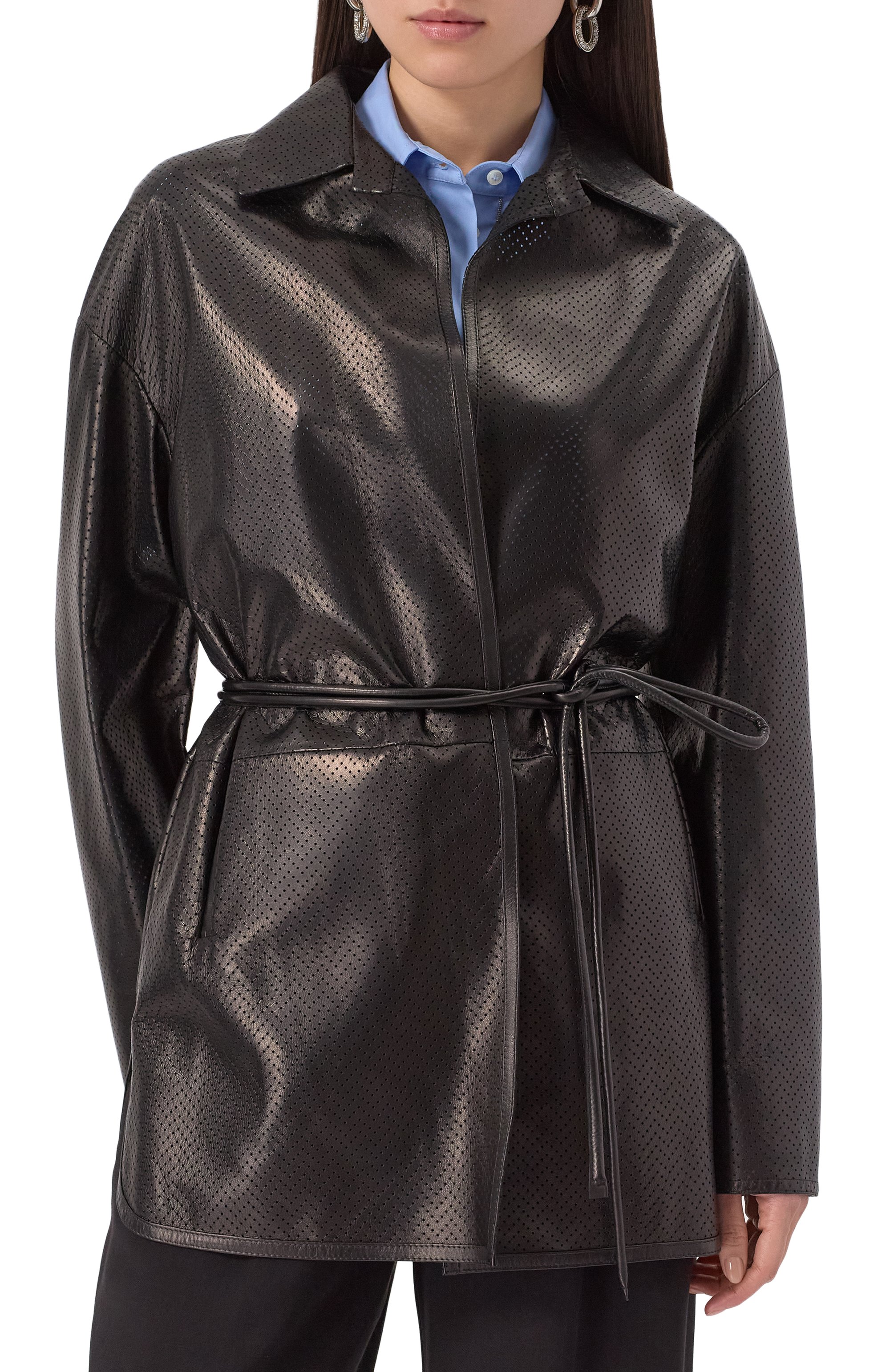 Кожаная куртка KITON, арт. D59672K0919F02, фото 3