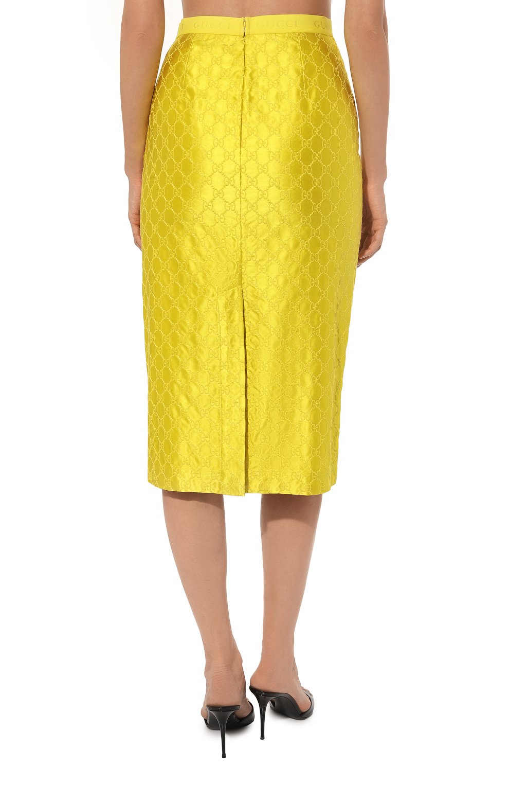 Шелковая юбка GUCCI, арт. 681156 ZAIDC, фото 4