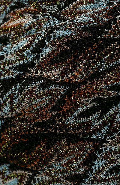 Повязка на голову MISSONI синего цвета по цене 18200 руб., арт. MDS00097/BR007V, фото 3 Повязка на голову MISSONI, арт. MDS00097/BR007V, фото 3