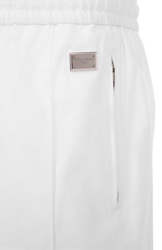 Хлопковые шорты Dolce & Gabbana GP0Y4T/FUFNV Белый  GP0Y4T/FUFNV Фото 6