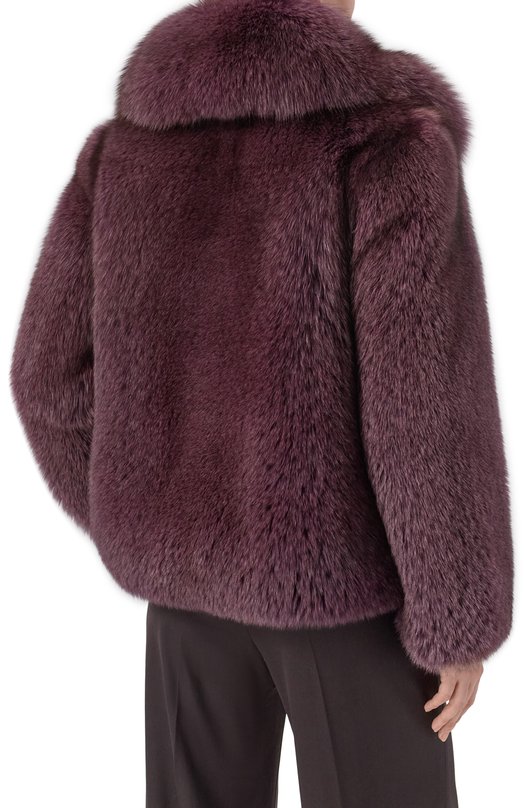 Шуба из песца Русский мех 13.5 AI Фиолетовый  13.5 AI Фото 4