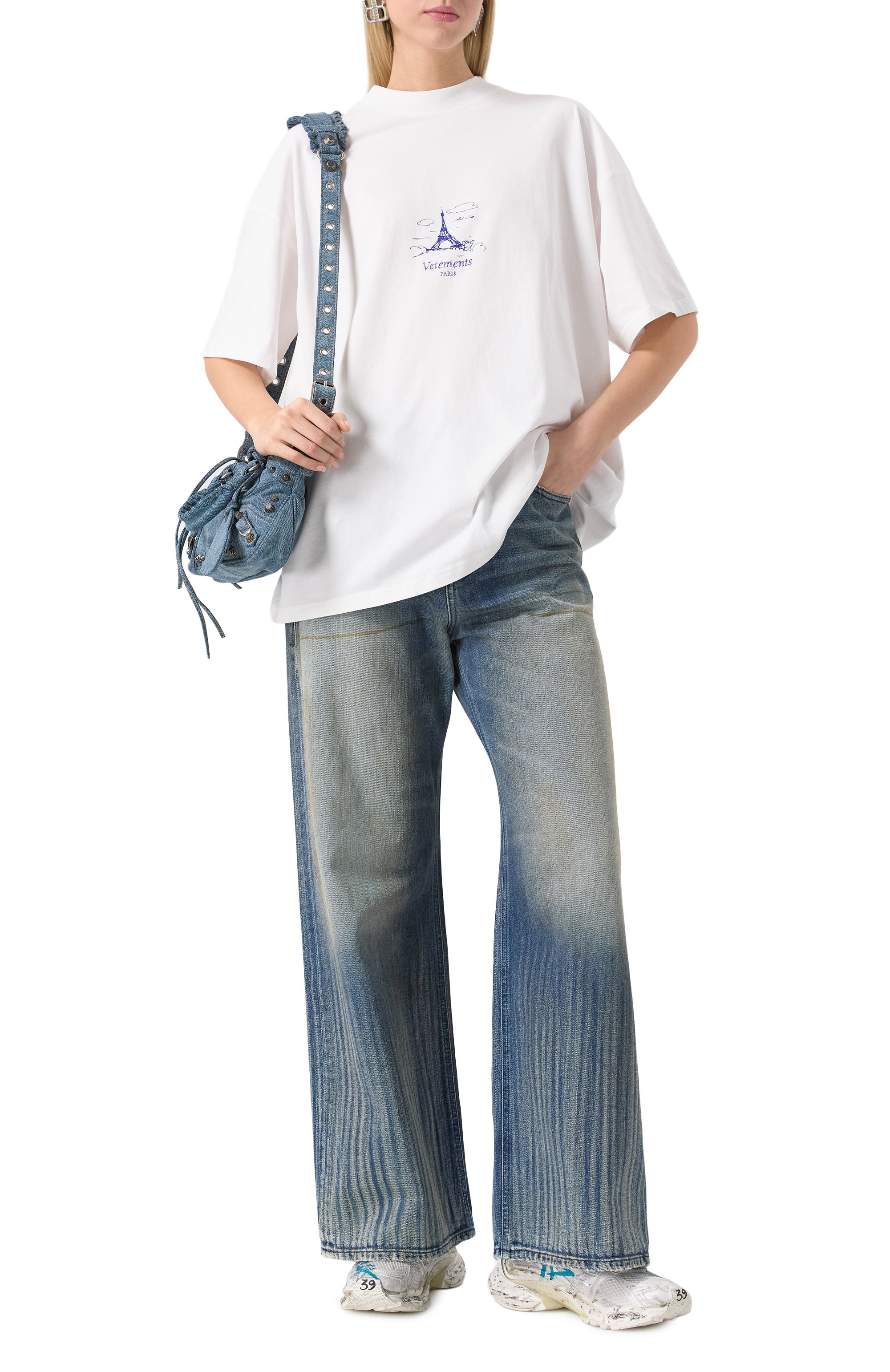 Хлопковая футболка VETEMENTS, арт. UA66TR705W, фото 2