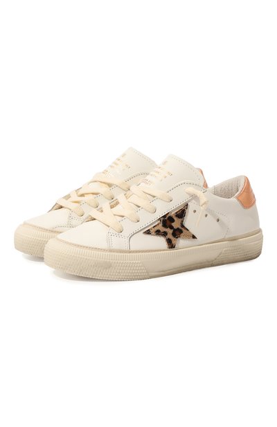 Кожаные кеды GOLDEN GOOSE DELUXE BRAND, арт. GYF00112.F003303, фото 1