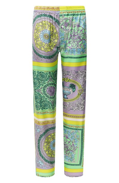Женские шелковые брюки VERSACE, арт. AUD05057/1F00508