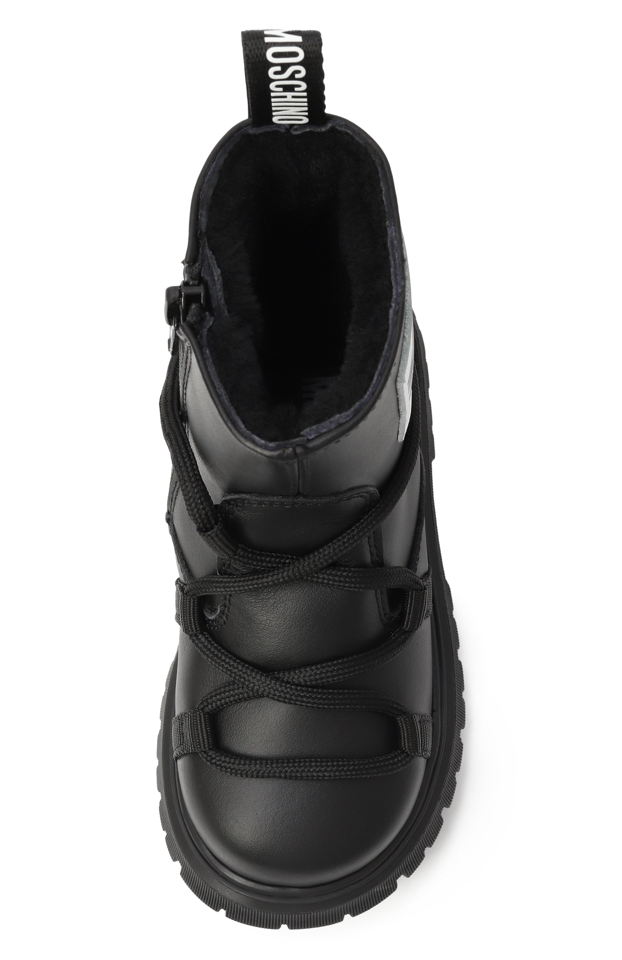 Кожаные ботинки MOSCHINO, арт. 81863/VAR2/19-26, фото 4