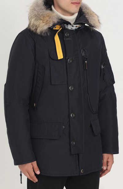 Пуховая парка kodiak с меховой отд елкой капюшона PARAJUMPERS, арт. MA02/K0DIAK-MAN, фото 3