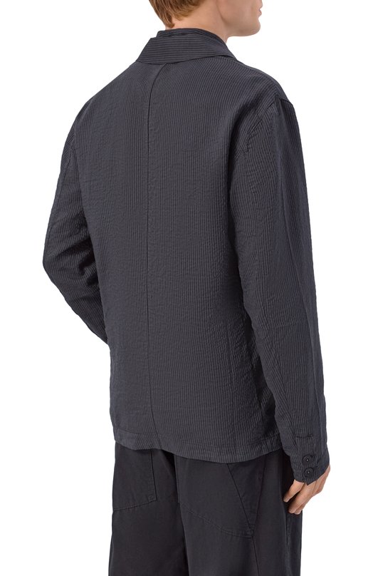 Пиджак из хлопка и льна Transit CFUTRCW322 Серый  CFUTRCW322 Фото 4