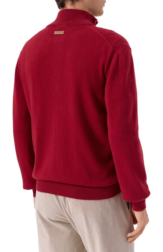 Кашемировый джемпер Jacob Cohen 25I P/JUM_SF003 000 X0012 FL Красный  25I P/JUM_SF003 000 X0012 FL Фото 4