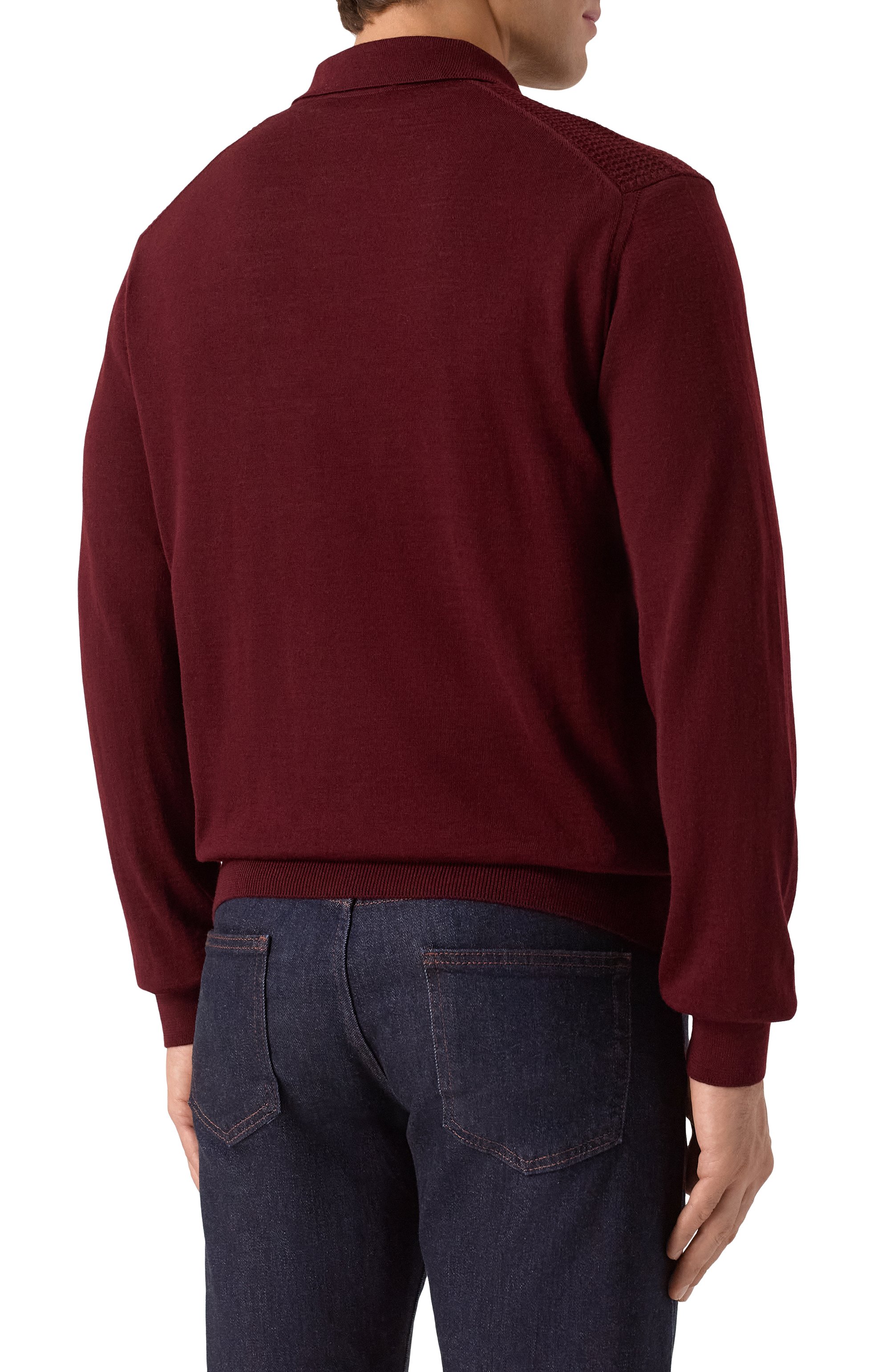 Шерстяное поло CORNELIANI, арт. 26M561-2625196, фото 4