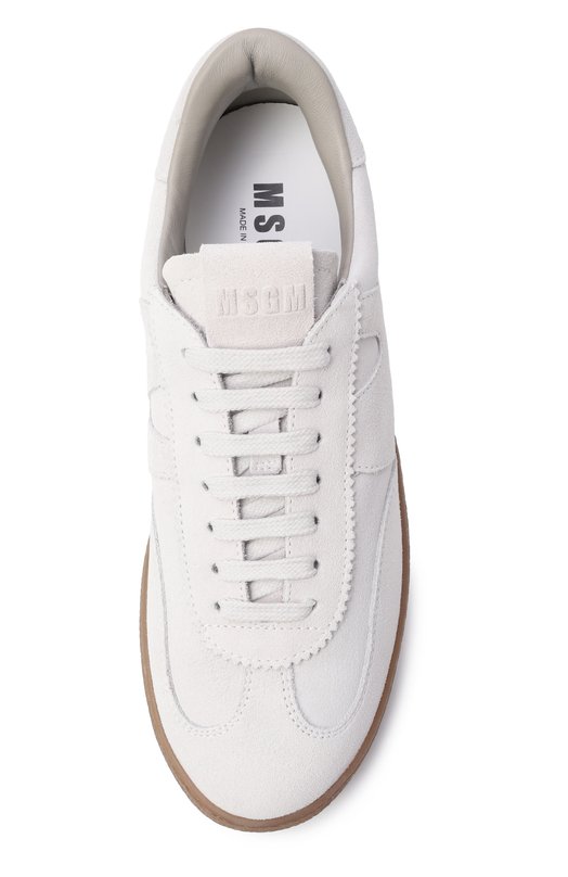 Замшевые кеды Retro MSGM 4041MDS021/996 Белый  4041MDS021/996 Фото 6