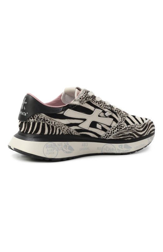 Кожаные кроссовки Lauryn Premiata LAURYN/VAR 7780 Чёрно-белый  LAURYN/VAR 7780 Фото 5