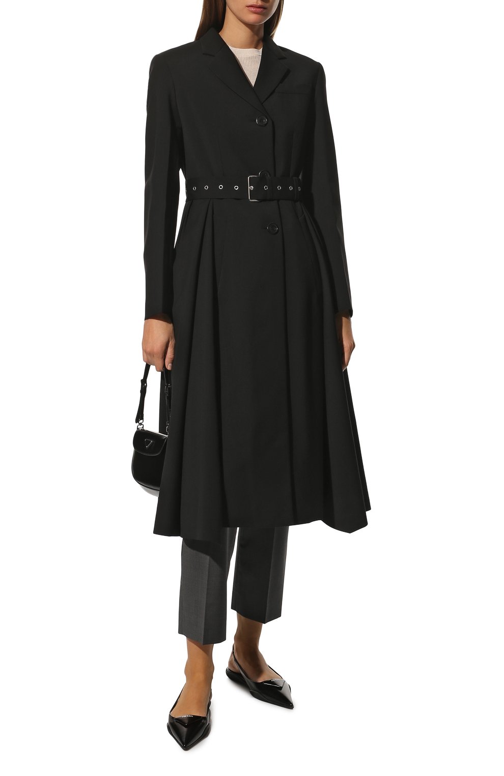 Шерстяное пальто PRADA, арт. P605OH-1XMY-F0002-211, фото 2