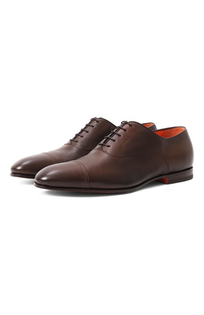 Мужские кожаные оксфорды levante SANTONI, арт. MCLG17801SA3BSLFN01