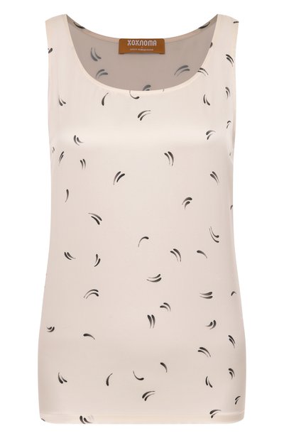 Женский атласный топ ХОХЛОМА Х АЛЕНА АХМАДУЛЛИНА, арт. WTT2111
