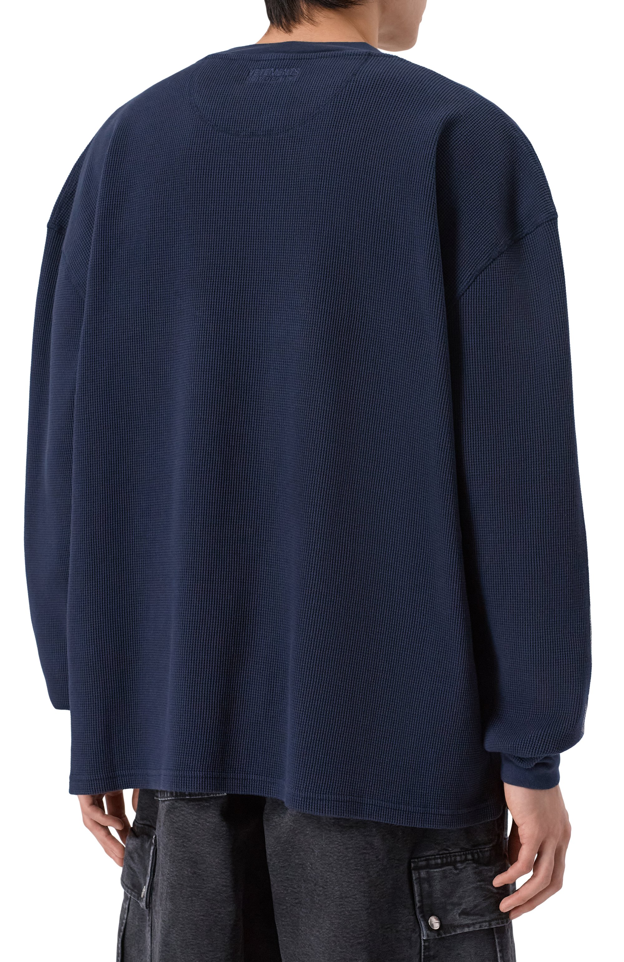 Хлопковый лонгслив VETEMENTS, арт. ME76LS182U/1220 JERSEY, фото 4