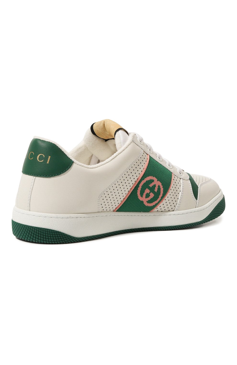 Кожаные кеды screener GUCCI, арт. 765054/AACV8, фото 5