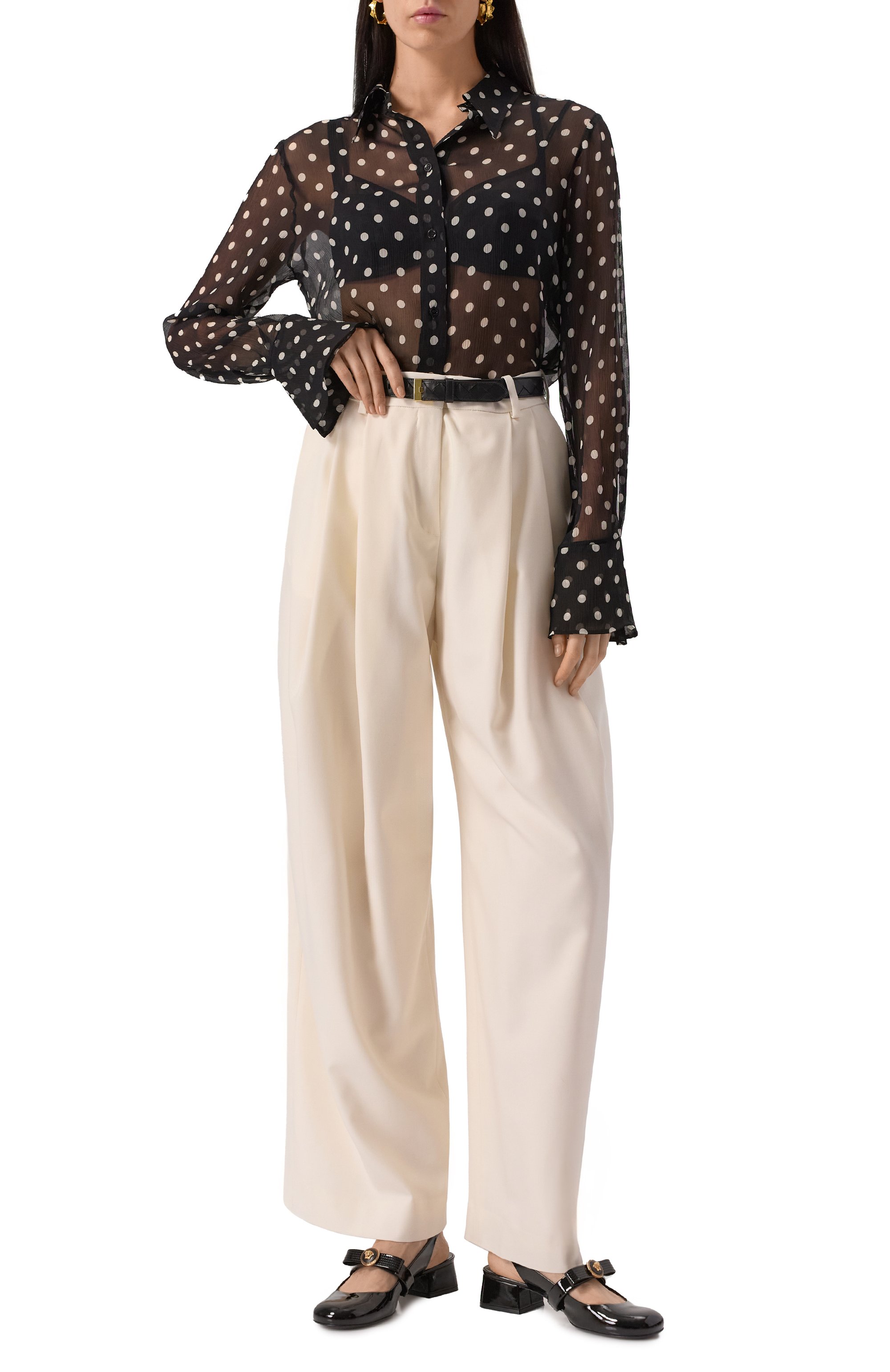 Лакированные туфли gianni ribbon 35 VERSACE, арт. 1018457/D2VE, фото 2