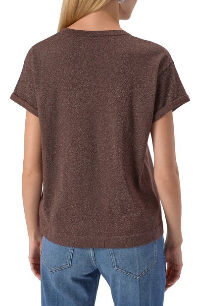 Пуловер из кашемира и шелка BRUNELLO CUCINELLI, арт. M41810000P, фото 4