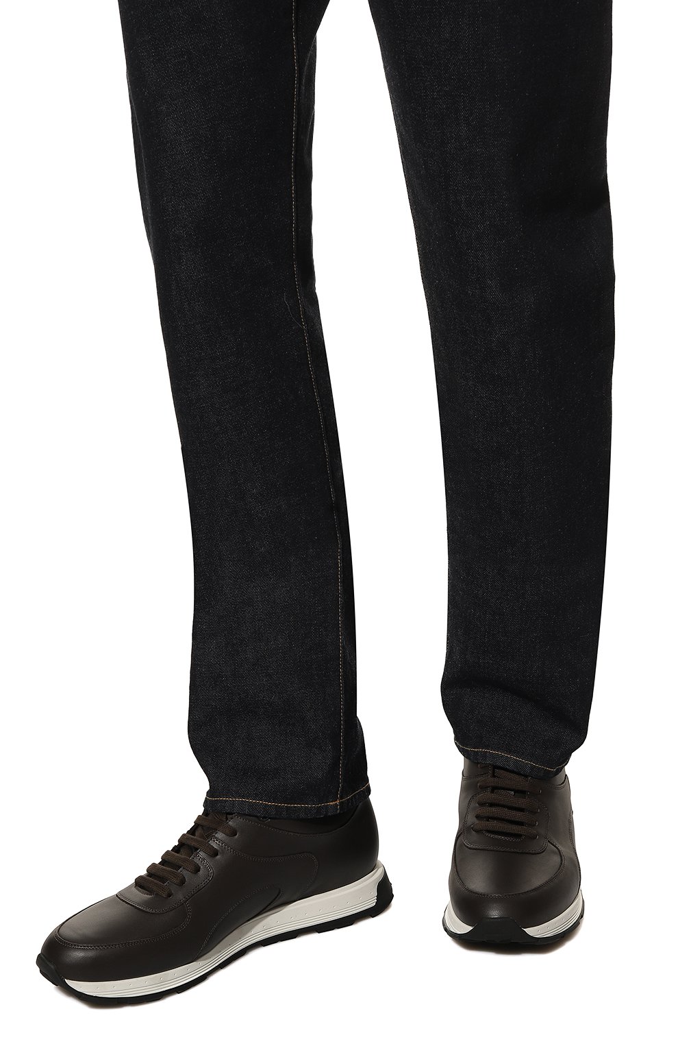 Кожаные кроссовки STEFANO RICCI, арт. US61_G6436/WY, фото 3