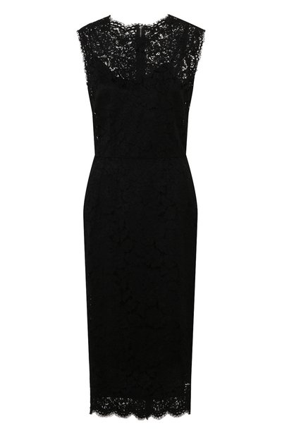 Платье из вискозы и хлопка DOLCE & GABBANA, арт. F6H0ZT/GDCLZ, фото 1