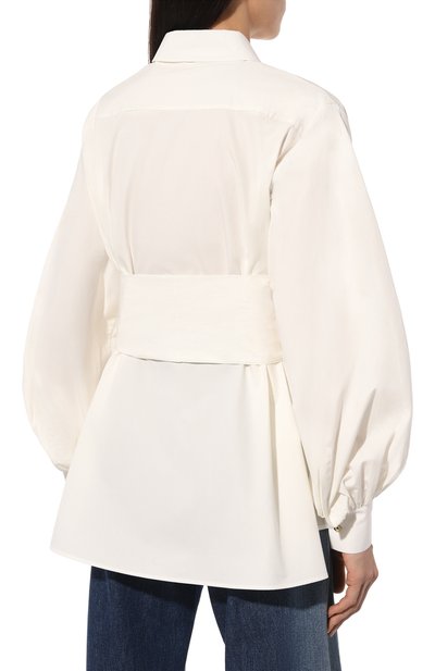 Хлопковая блузка ELIE SAAB, арт. 15623, фото 4