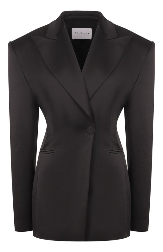 Жакет из вискозы и льна The Andamane T193019B/TNV134 Чёрный T193019B/TNV134