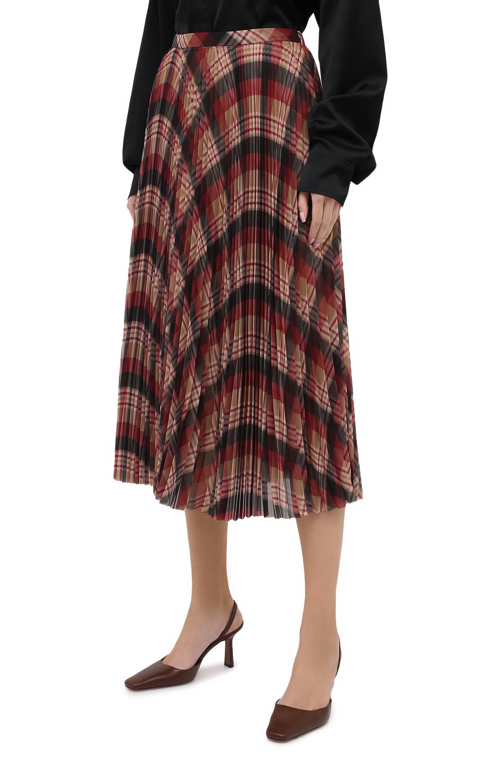 Плиссированная юбка DRIES VAN NOTEN красного цвета по цене 142000 руб., арт. 202-10830-1228, фото 3 Плиссированная юбка DRIES VAN NOTEN, арт. 202-10830-1228, фото 3