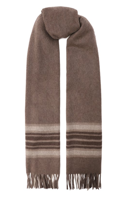 Кашемировый шарф Kiton USCIACK0254H04 Коричневый USCIACK0254H04