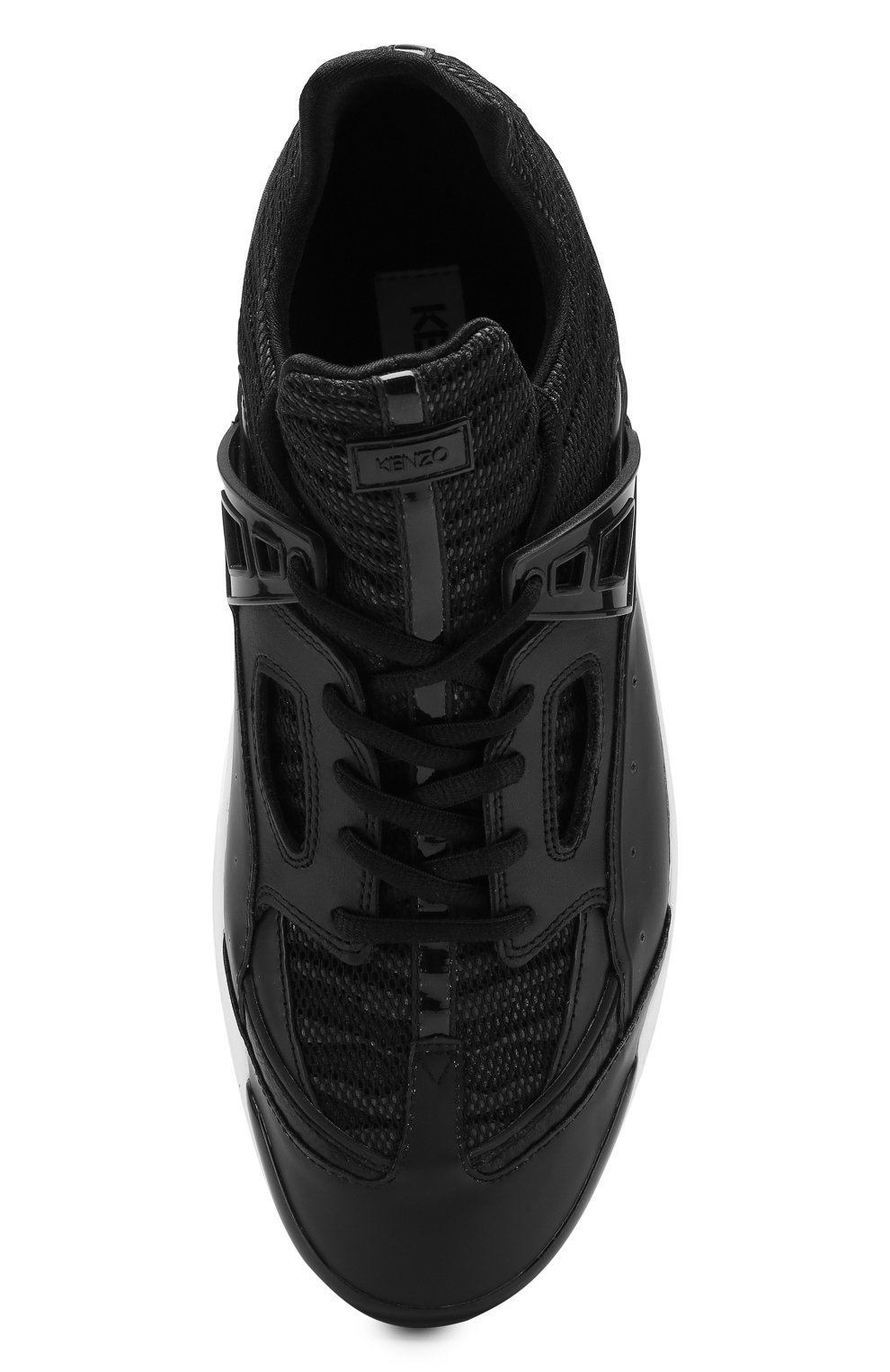Кожаные кроссовки sonic KENZO черного цвета по цене 35600 руб., арт. F865SN350F74, фото 5 Кожаные кроссовки sonic KENZO, арт. F865SN350F74, фото 5