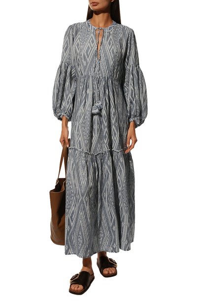 Платье из хлопка и шелка PEARL&CAVIAR, арт. S22P1016, фото 2