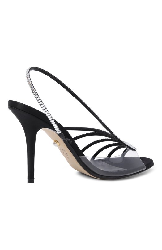 Атласные босоножки Star Xtal 95 Alevi Milano L26SC014.R.0222997/SATIN Чёрный  L26SC014.R.0222997/SATIN Фото 5