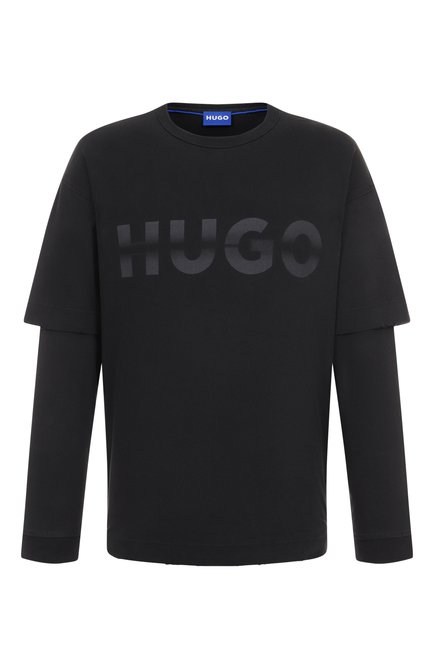 Мужская хлопковый лонгслив HUGO BLUE, арт. 50546541