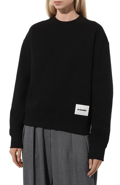 Хлопковый свитшот JIL SANDER, арт. J40GU0102/J20039, фото 3