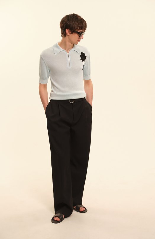 Шерстяные брюки Jil Sander J22KA0272-J40002 Чёрный  J22KA0272-J40002 Фото 7